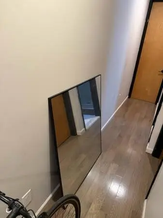 Big square mirror