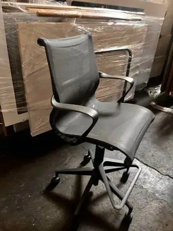 Herman Miller Setu Tall Drafting Chair-Mesh
