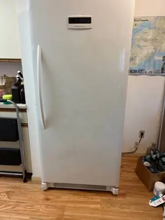 Frigidaire upright freezer brand new