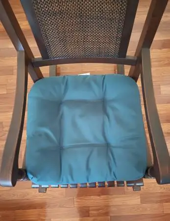 Dark Brown Wood Rocking Chair