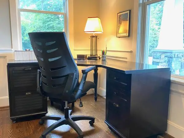 Pottery Barn Whitney Corner Office Desk (Espresso) - $350