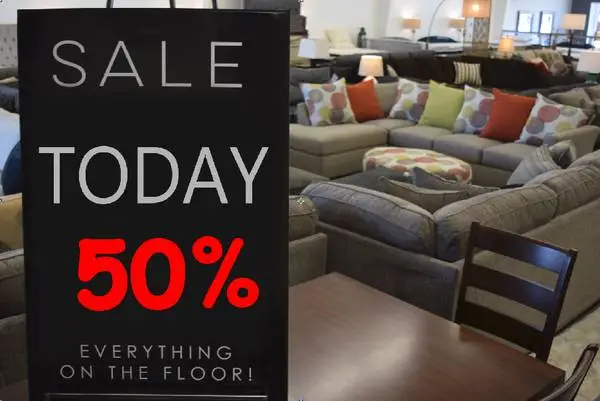 SALE BEGINS 50% Off Every Item In Store