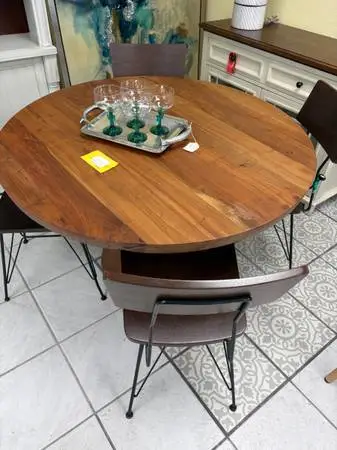SALE Round Dining Table by Crate & Barel