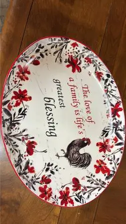 Cracker Barrel Vintage Chicken Plate