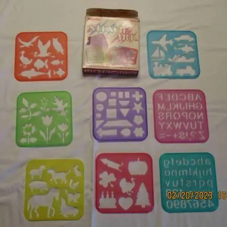 Tuppertoys Stencil set
