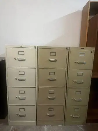 OFFICE FILE CABINET 4 DRAWERS METAL FILE