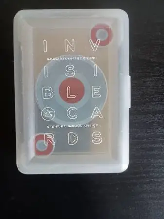 Invisible Playing Cards A Pieter Woudt Design Kikkerland