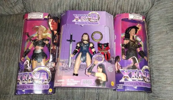 Xena Warrior Princess and Callisto Action Figures ~lot of 3