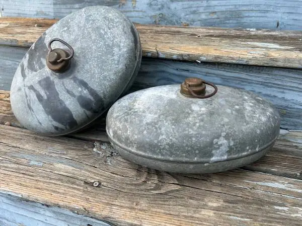 2- Antique Metal Canteens?