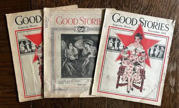 Three “Good Stories” women’s magazines from 1931 (Augusta, Maine)