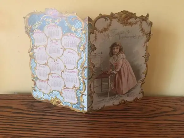 132 year old Advertising Calendar: Dated 1894