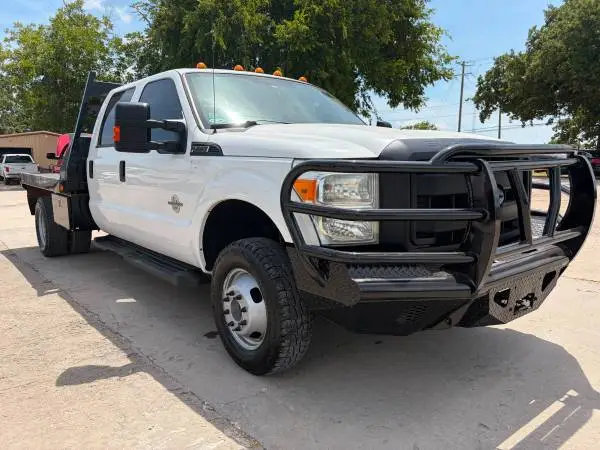 2013 FORD F350 6.7L DIESEL 4X4 AUTO DUALLY FLAT BED GOOSE NECK FINANCE