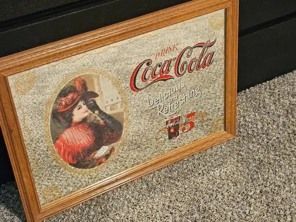 Coca Cola Beautiful Framed Mirror
