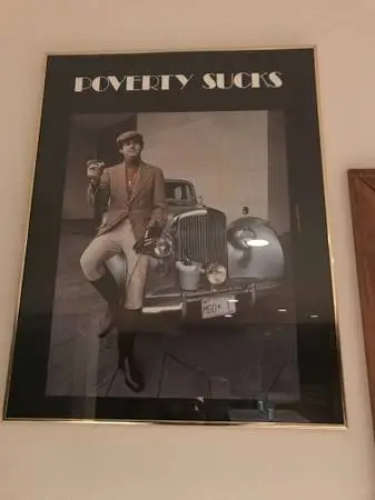 Framed Poster - Poverty Sucks