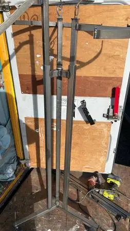 custom adjustable heavy duty metal garment display rack clothing rack H50”*H75
