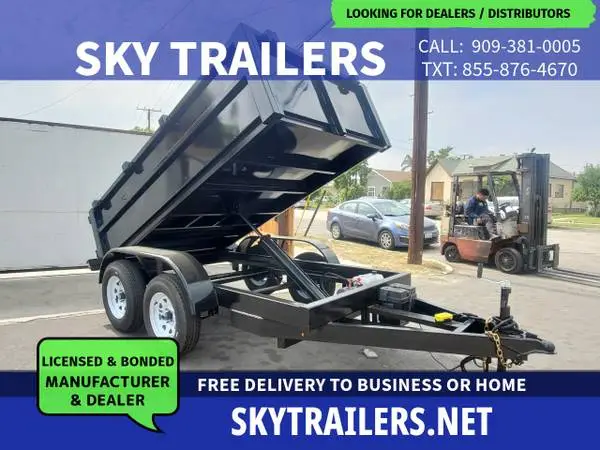 2027 Sky Trailers Dump Trailer 5X10X2 (2-3.5K)