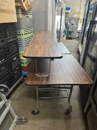 Folding 2 Tiered Table