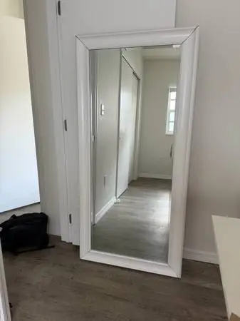 LARGE White Framed Wall Mirror – 32” x 65.5”
