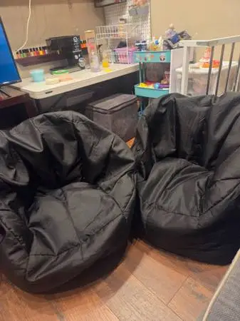 Black bean bags (2)