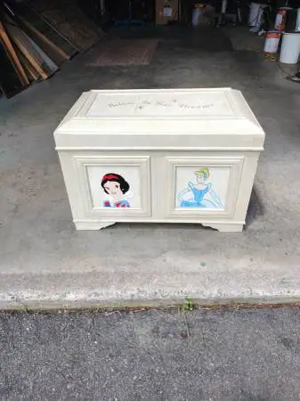 Vintage Snow White toy box