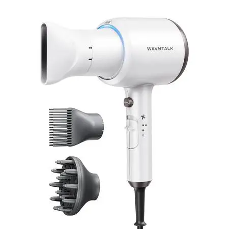 Wavytalk Hair Dryer with Diffuser and Concentrator Professional 1875 W