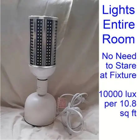 WHOLE ROOM THERAPY LAMP SAD Winter Blues DayLight Full Spectrum 10000