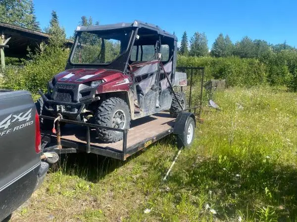 2014 Polaris ranger crew 570 with trailer