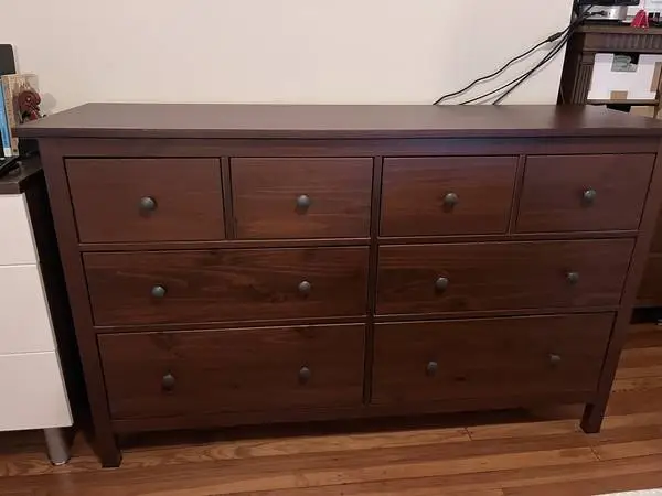 Ikea Hemnes 8 drawer brown dresser