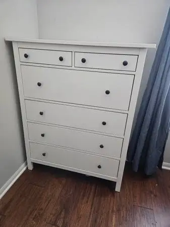 Ikea HEMNES Wood dresser with date code 16-45-1