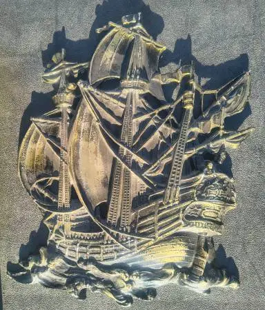 Spanish Galleon Metal Wall Hanger