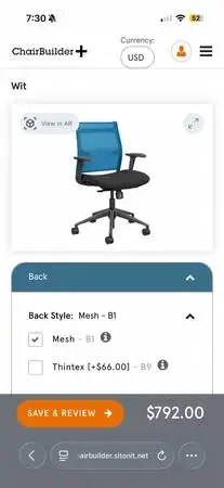 (org $700+) SitOnIt Wit Ergonomic Office Chair (excellent)