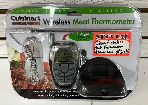 Cuisinart Wireless Meat Thermometer W/ Timer New