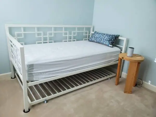 Twin Size Trundle Bed with New Mattress. Furniture.