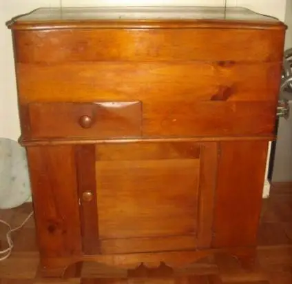 19th Century Lift Top Washstand - Dry Sink Cabinet