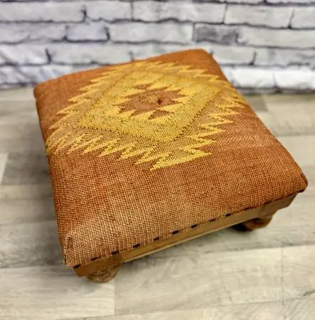 Southwestern Print Footstool