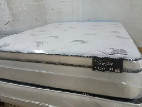 $200 firm or soft Queen pillow top mattress only new free delivery