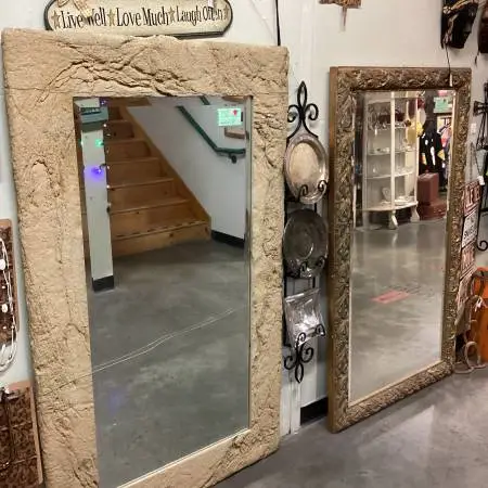 very large mirror & more furniture!.