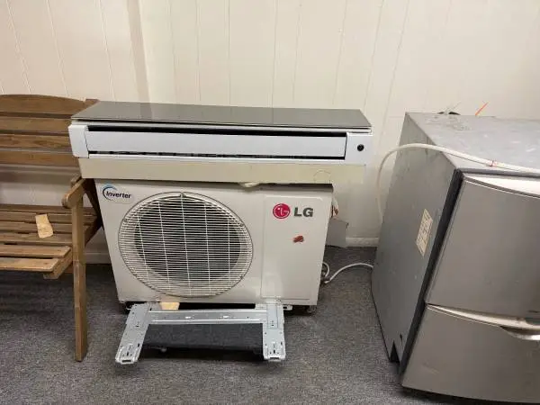 LG mini split ductless heat pump system