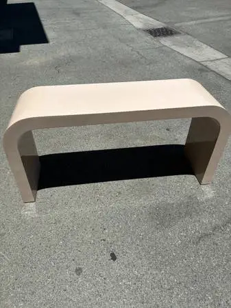 1980s Vintage Laminate Waterfall table