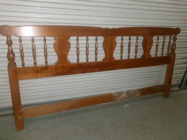 Queen/ King bed FRAME & headboard, filing cabinet