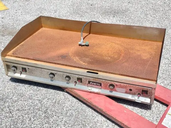 Anets 60 Restaurant Gas Griddle Grill Top Skillet