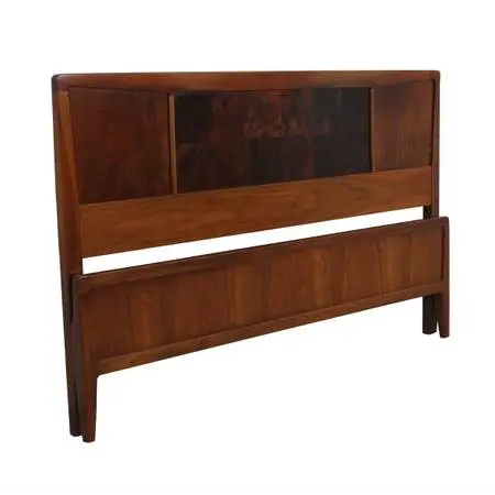 Reduced - DIXIE Mid century KING BED - dresser /tall dresser/Mirror