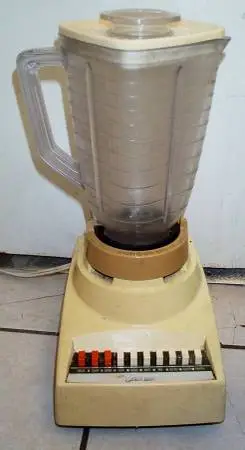 Oster BLENDER 10 Speed Vintage 1970s Harvest Gold Osterizer WORKS