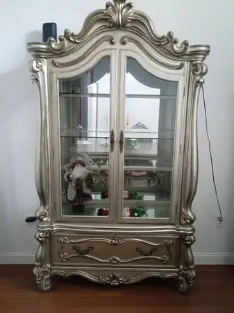 Antique curio cabinet