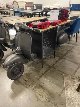 Decorative converted scooter bar