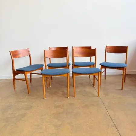 Danish Modern Teak Dining Chairs by Farsø Stolefabrik (Restored)
