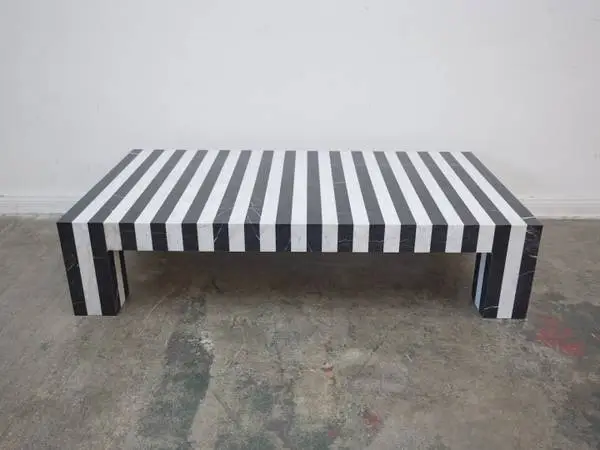 HD Buttercup Black & White Checkered Marble Coffee Table $1,899.00 61