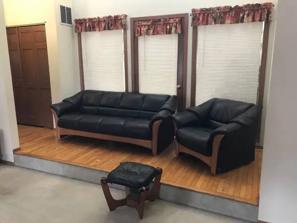 Ekornes Couch, Chair & Ottoman