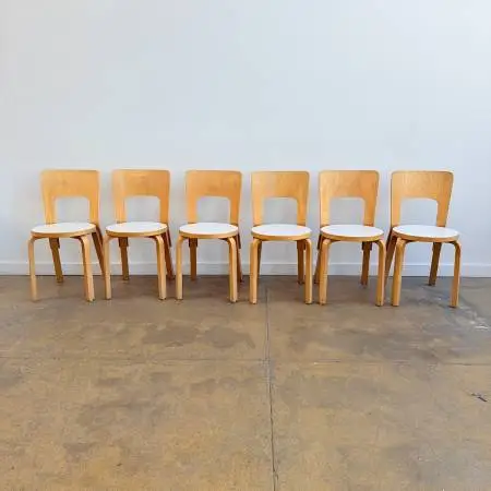 Artek Set of 6 Aalto Chair 66