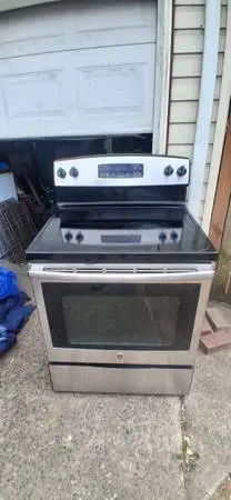 *~30 GE Stainless Glass Top Range (Stove/Oven)  ~* Can deliver